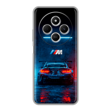 Силиконовый чехол на Redmi 14C с принтом BMW БМВ