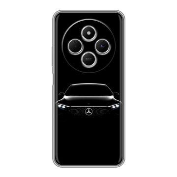 Силиконовый чехол на Redmi 14C с принтом Mercedes Мерседес