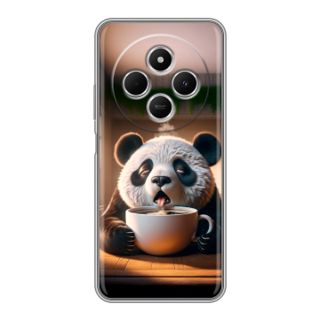 Силиконовый чехол на Redmi 14C с принтом смешная панда Силиконовый чехол на Redmi 14C с принтом смешная панда