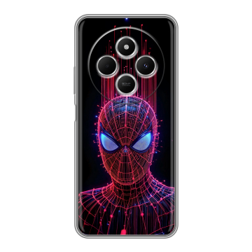 Силиконовый чехол на Redmi 14C с принтом Spiderman Человек паук