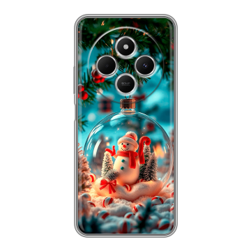 Силиконовый чехол на Redmi 14C с принтом Новый год