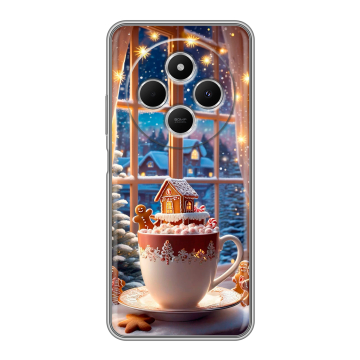 Силиконовый чехол на Redmi 14C с принтом Новый год