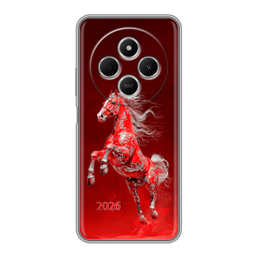 Силиконовый чехол на Redmi 14C с принтом Новый год