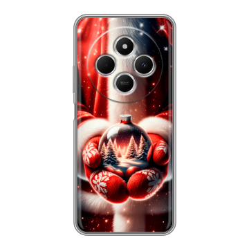 Силиконовый чехол на Redmi 14C с принтом Новый год