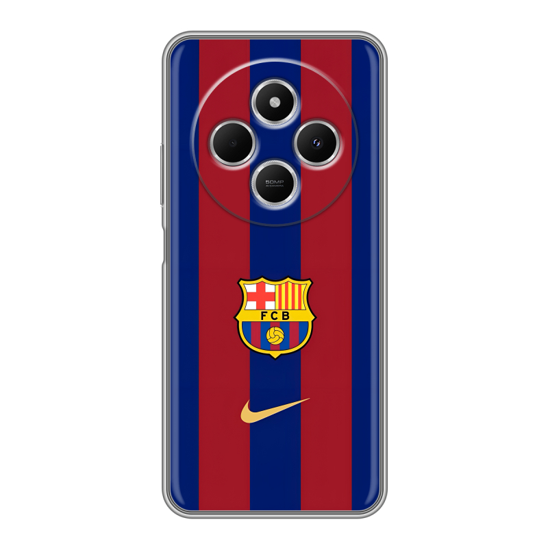 Силиконовый чехол на Redmi 14C с принтом Барселона Barcelona Силиконовый чехол на Redmi 14C с принтом Барселона Barcelona