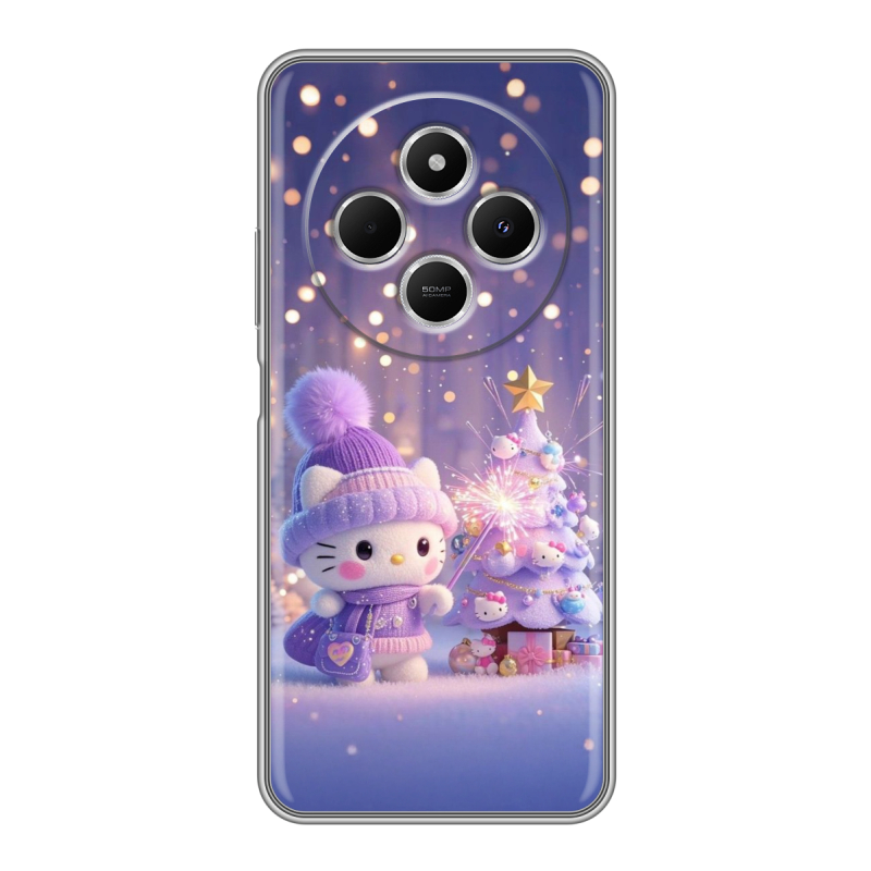 Силиконовый чехол на Redmi 14C с принтом Новый год Силиконовый чехол на Redmi 14C с принтом Новый год