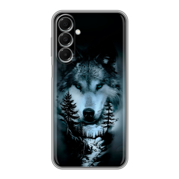 Силиконовый чехол на Samsung Galaxy A16 с принтом Лесной волк Силиконовый чехол на Samsung Galaxy A16 с принтом Лесной волк