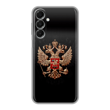 Силиконовый чехол на Samsung Galaxy A16 с принтом Герб России Силиконовый чехол на Samsung Galaxy A16 с принтом Герб России