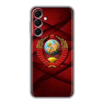 Силиконовый чехол на Samsung Galaxy A16 с принтом Герб СССР Силиконовый чехол на Samsung Galaxy A16 с принтом Герб СССР