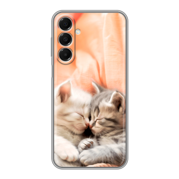 Силиконовый чехол на Samsung Galaxy A16 с принтом Котята