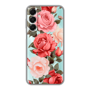 Силиконовый чехол на Samsung Galaxy A16 с принтом Розы