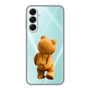 Силиконовый чехол на Samsung Galaxy A16 с принтом Медведь