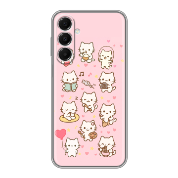 Силиконовый чехол на Samsung Galaxy A16 с принтом Hello Kitty Хелоу Кити