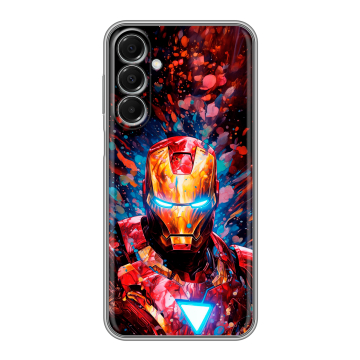 Силиконовый чехол на Samsung Galaxy A16 с принтом Железный человек Ironman