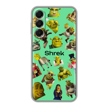 Силиконовый чехол на Samsung Galaxy A16 с принтом Шрек Shrek Силиконовый чехол на Samsung Galaxy A16 с принтом Шрек Shrek