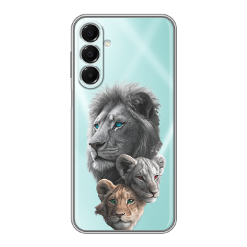 Силиконовый чехол на Samsung Galaxy A16 с принтом Львы Силиконовый чехол на Samsung Galaxy A16 с принтом Львы