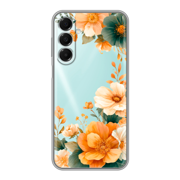Силиконовый чехол на Samsung Galaxy A16 с принтом Цветы принт Силиконовый чехол на Samsung Galaxy A16 с принтом Цветы принт