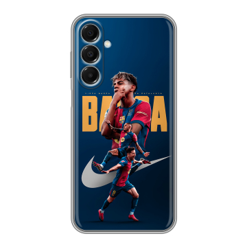 Силиконовый чехол на Samsung Galaxy A16 с принтом Барселона Barca Yamal 