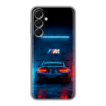 Силиконовый чехол на Samsung Galaxy A16 с принтом BMW БМВ
