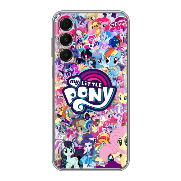 Силиконовый чехол на Samsung Galaxy A16 с принтом My little pony Дружба чудо