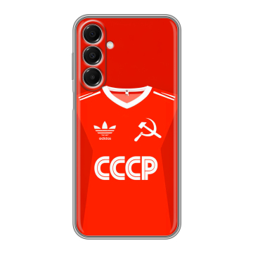 Силиконовый чехол на Samsung Galaxy A16 с принтом Флаг Герб СССР Силиконовый чехол на Samsung Galaxy A16 с принтом Флаг Герб СССР
