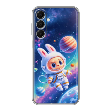 Силиконовый чехол на Samsung Galaxy A16 с принтом Labubu Лабубу