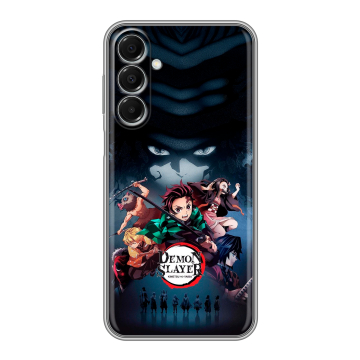 Силиконовый чехол на Samsung Galaxy A16 с принтом Demon Slayer Клинок рассекающий демонов