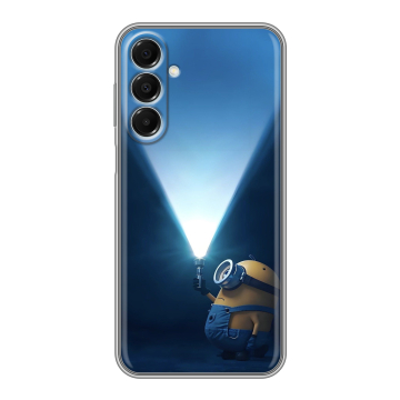 Силиконовый чехол на Samsung Galaxy A16 с принтом Миньоны