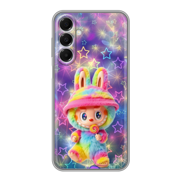Силиконовый чехол на Samsung Galaxy A16 с принтом Labubu Лабубу