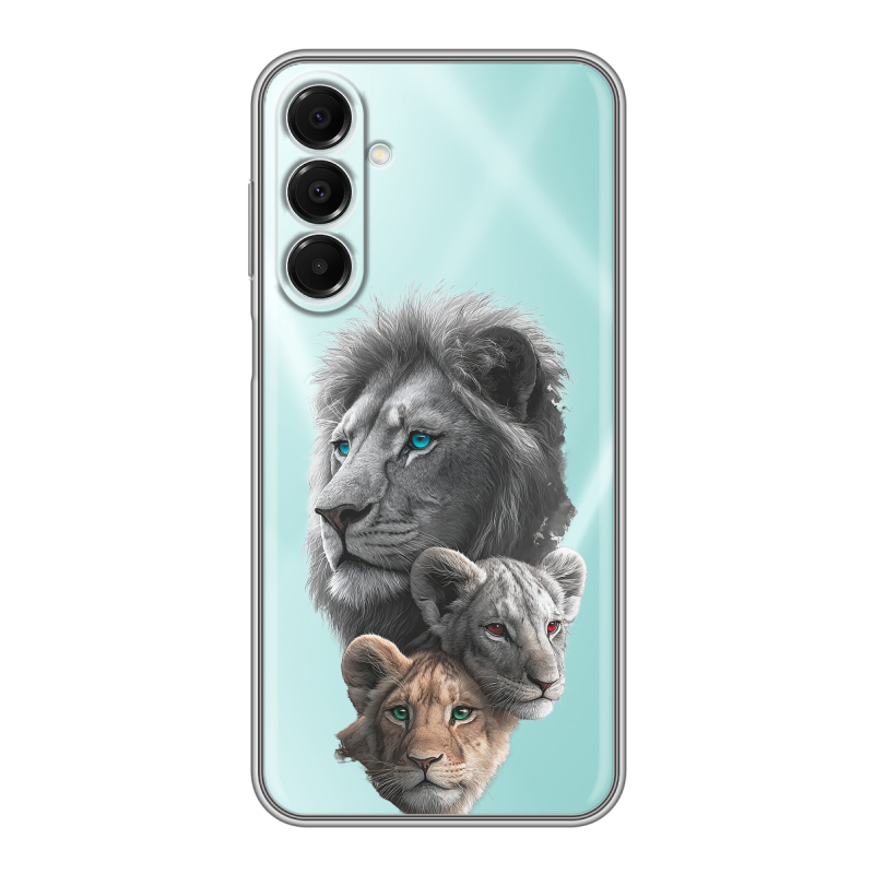 Силиконовый чехол на Samsung Galaxy A16 с принтом Львы Силиконовый чехол на Samsung Galaxy A16 с принтом Львы