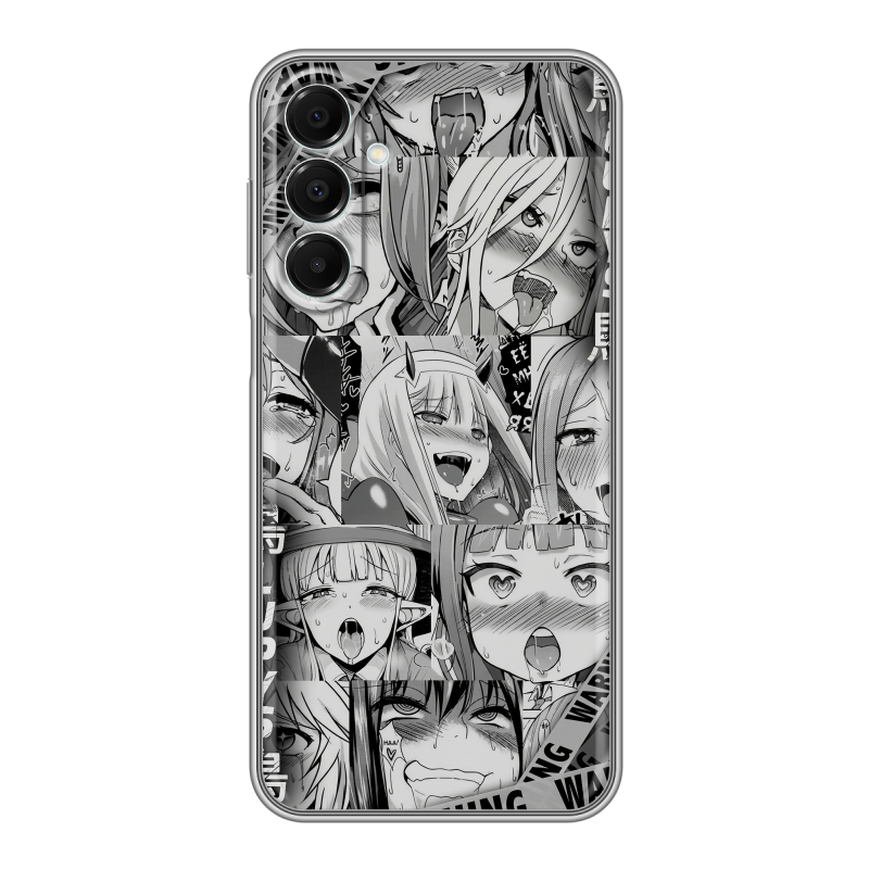 Силиконовый чехол на Samsung Galaxy A16 с принтом Ahegao Ахегао Аниме Силиконовый чехол на Samsung Galaxy A16 с принтом Ahegao Ахегао Аниме