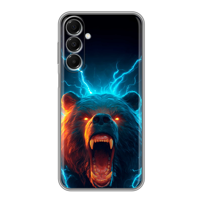 Силиконовый чехол на Samsung Galaxy A16 с принтом Медведь Силиконовый чехол на Samsung Galaxy A16 с принтом Медведь
