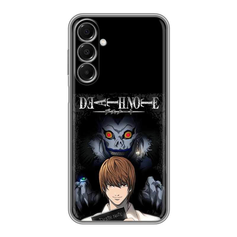 Силиконовый чехол на Samsung Galaxy A16 с принтом Death note Тетрадь смерти Силиконовый чехол на Samsung Galaxy A16 с принтом Death note Тетрадь смерти