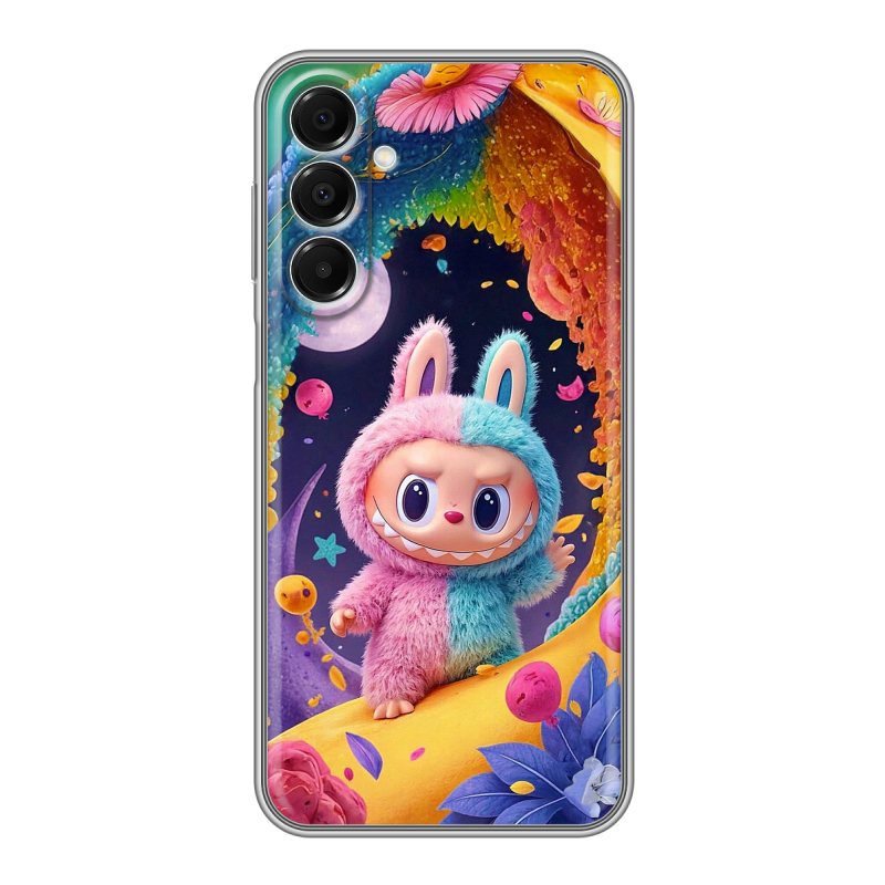 Силиконовый чехол на Samsung Galaxy A16 с принтом Labubu Лабубу Силиконовый чехол на Samsung Galaxy A16 с принтом Labubu Лабубу