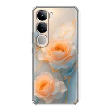 Силиконовый чехол на Vivo V40 Lite 4G с принтом Женский