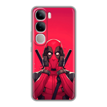 Силиконовый чехол на Vivo V40 Lite 4G с принтом Дедпул Deadpool