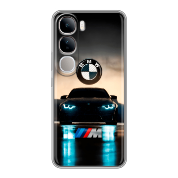 Силиконовый чехол на Vivo V40 Lite 4G с принтом БМВ BMW Силиконовый чехол на Vivo V40 Lite 4G с принтом БМВ BMW