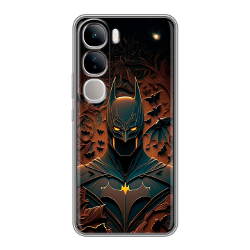 Силиконовый чехол на Vivo V40 Lite 4G с принтом Batman Бэтмен
