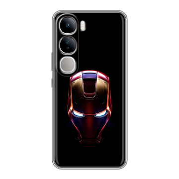 Силиконовый чехол на Vivo V40 Lite 4G с принтом IronMan Железный человек
