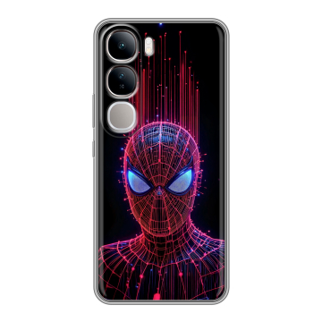 Силиконовый чехол на Vivo V40 Lite 4G с принтом Spiderman Человек паук