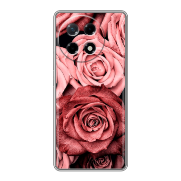 Силиконовый чехол на Tecno Camon 30S с принтом Цветы розы