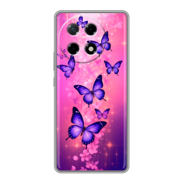 Силиконовый чехол на Tecno Camon 30S с принтом Бабочки