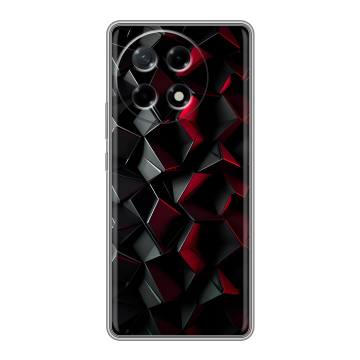Силиконовый чехол на Tecno Camon 30S с принтом Абстракция