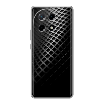 Силиконовый чехол на Tecno Camon 30S с принтом Текстура металла