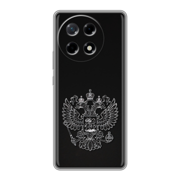 Силиконовый чехол на Tecno Camon 30S с принтом Герб России Силиконовый чехол на Tecno Camon 30S с принтом Герб России