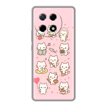 Силиконовый чехол на Tecno Camon 30S с принтом Hello Kitty Хелоу Кити