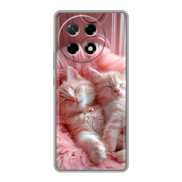 Силиконовый чехол на Tecno Camon 30S с принтом котята котики Силиконовый чехол на Tecno Camon 30S с принтом котята котики