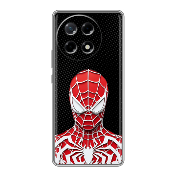 Силиконовый чехол на Tecno Camon 30S с принтом человек паук spiderman