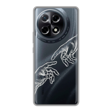 Силиконовый чехол на Tecno Camon 30S с принтом Сотворение мира Силиконовый чехол на Tecno Camon 30S с принтом Сотворение мира