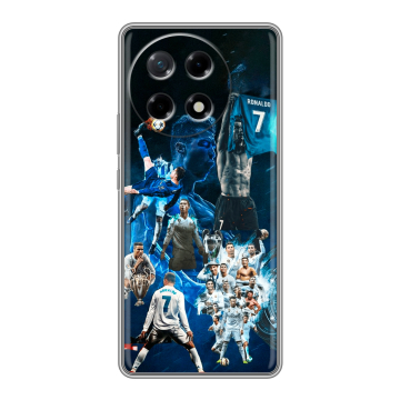 Силиконовый чехол на Tecno Camon 30S с принтом Реал Роналдо Силиконовый чехол на Tecno Camon 30S с принтом Реал Роналдо
